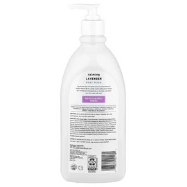 Jason Natural Body Wash Calming Lavender 30 fl oz 887 ml Leaping Bunny, No