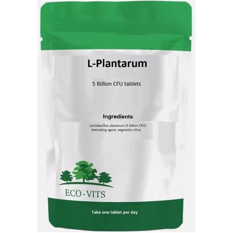 ECO-VITS L-Plantarum 5 Billion CFU 120 Tablets