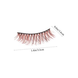 Healeved False Eyelashes Pack 3d Fake Lashes Wispy Curly Strip Lashes for Makeup