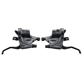 Pair Set SHIMANO (シマノ) CLARIS (クラリス) Aluminum Alloy Lightweight Optical Gear Display Front Double Rear 8-Speed Shift/Brake Levers ST-RS200 (2x8S) ESTRS200DPA ESTRS200LCB ESTRS200RCA