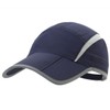 Connectyle Folding Mesh Sports Cap, Reflective, Striped, Breathable, Runner Cap,