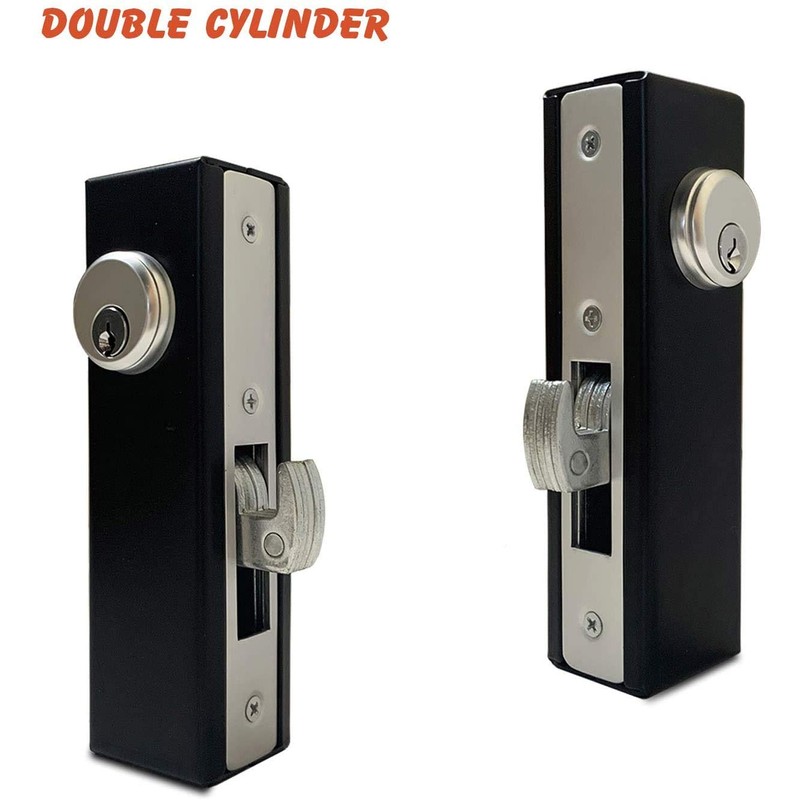 WELDANDFABSHOP Mortise Lock, Weld On Hook Lock for Rolling Gates/Sliding