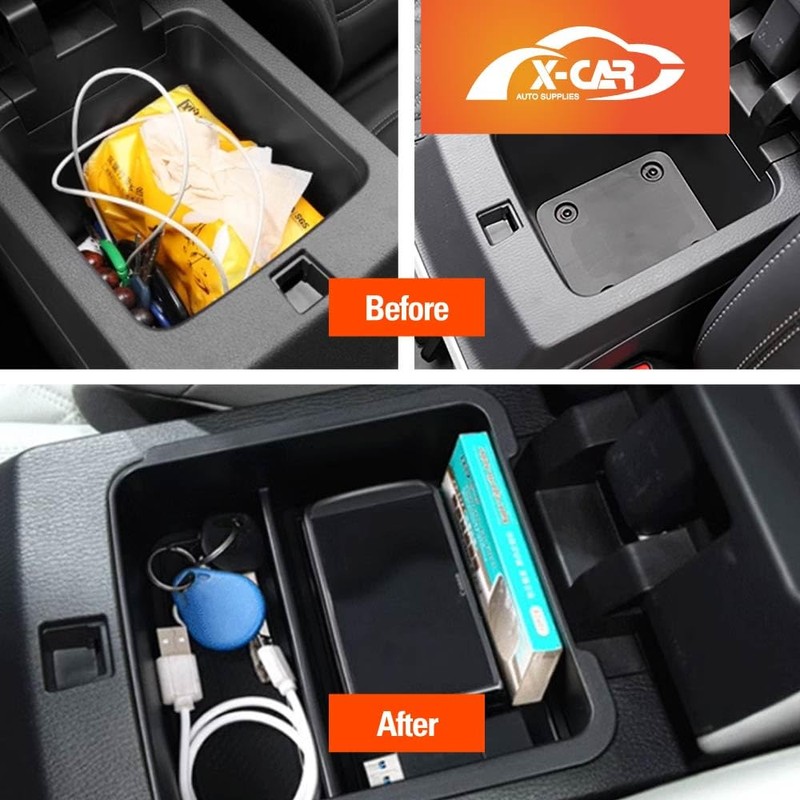 X-CAR Armrest Hidden Storage Box for Mitsubishi Outlander 2021-2025 Center