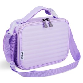 Insulated Lunch Bag for Women/Men - Reusable Lunch Box for Office Work Picnic Beach - Leakproof Cooler Bag Freezable Lunch Bag for Adult (Purple)