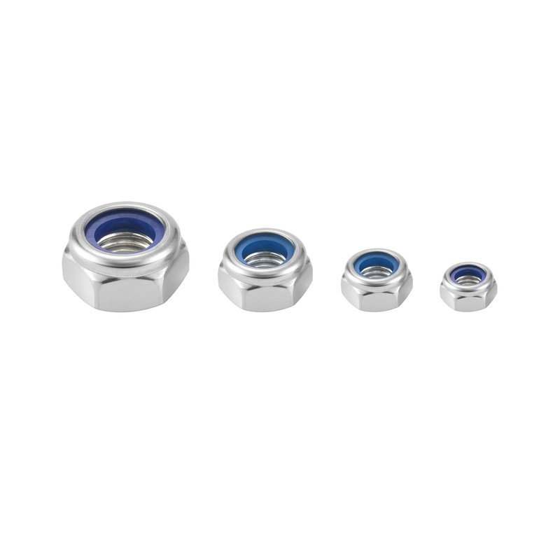 Pack of 60 M6 Nuts Stainless Steel Stop Nuts Hex