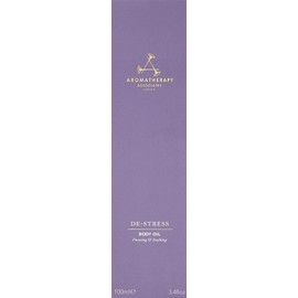 Aromatherapy Associates De-stress Body Oil, 100ml infused with Arnica Montana Flower extract, Rosemary and the exceptional benefits of Ginger, Destress Muscle After Gym