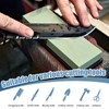 400/1000 Knife Sharpening Stone, 2-Sided Whetstone Knife Sharpener Stone with