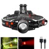 WINDFIRE Rechargeable Headlamp White Red LED Hunting Headlamps Super Bright