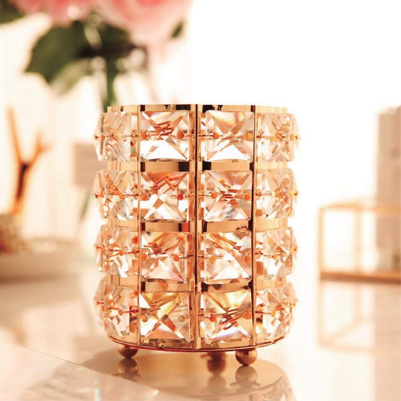 ColorfylCoco Cosmetic Storage Makeup Brush Case Brush Stand Crystal Brush