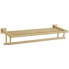 Bathroom Towel Shelf with Holder, Angle Simple SUS304 Stainless Steel
