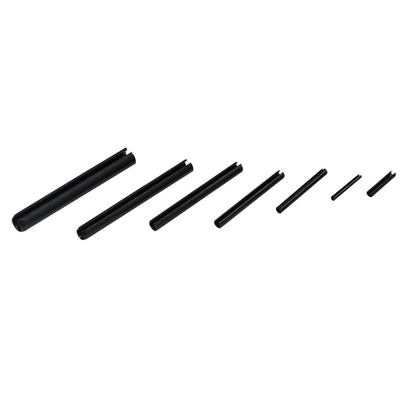 Dapetz ® 120Pc Assorted Roll Pins Set Steel Spring Roll