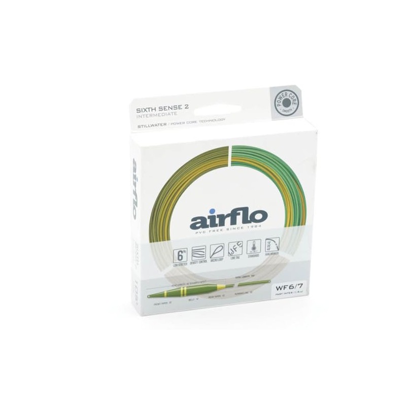 AIRFLO Sixth Sense 2 Intermediate Fast Fishing Line 6/7wt Translucent