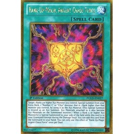 YU-GI-OH! - Rank-Up-Magic Argent Chaos Force (PGLD-EN027) - Premium Gold - 1st Edition - Gold Secret Rare