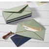 20 Pcs Business Envelopes with Gold Border Self-Seal Standard Envelopes