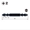 Vessel Double-Ended Sakisbo Bit with Magnet for Tapping Drill Screws
