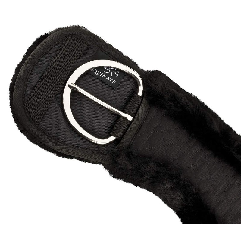 Equinate Western Moon Girth Anatomical with Synthetic Lambskin Short Girth