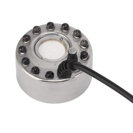 Pwshymi LED Mist Maker with LED Changing Light, Technology Fog Maker for Pond Rockery Water Fountain, Enhance The Ambiance