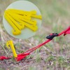 SZCXDKJ 30 Pcs Plastic Tent Pegs, Heavy Duty Plastic Tent
