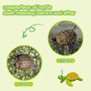 2pcs Turtle Brush with Suction Cup, Tortoise Shell Cleaning Scrub,