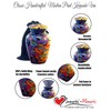 Modern Print Keepsake Urn - Colorful Mini Cremation Urn for