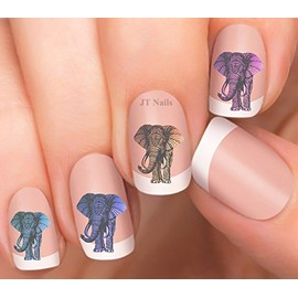 Elephant # 12 Nail Art Decals