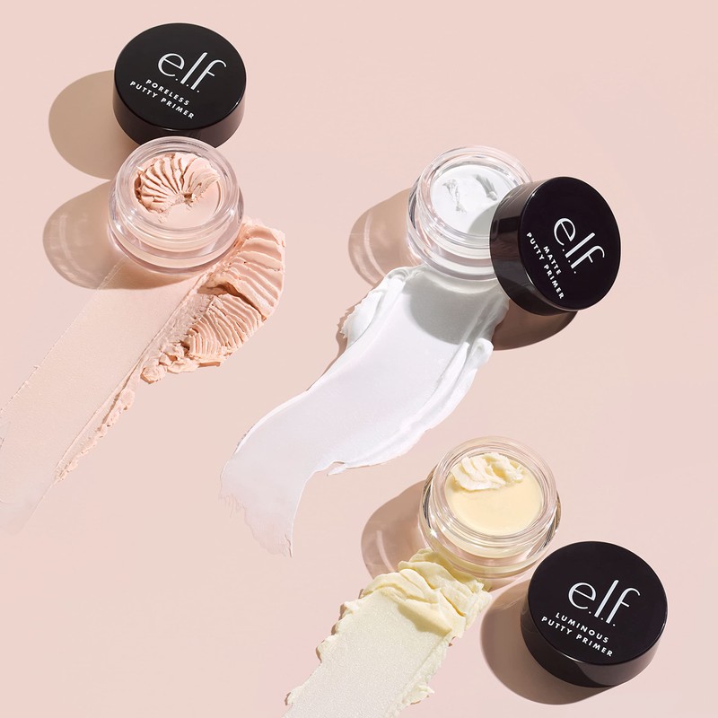 e.l.f. Cosmetics Putty Primer Trio, Includes Poreless Putty, Matte Putty