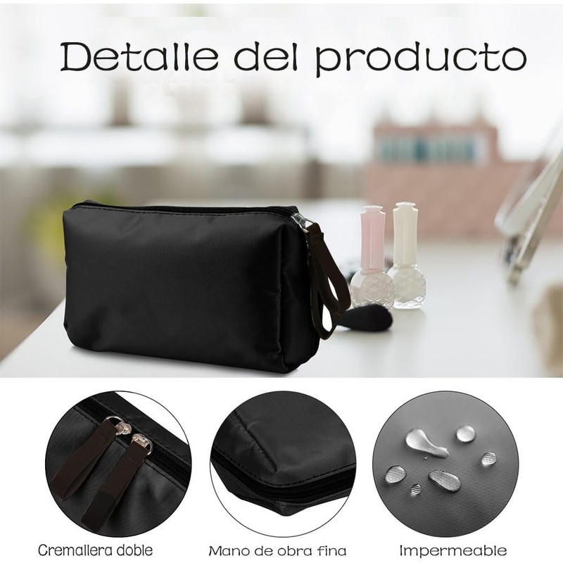 GeorgeX Bolsa de Maquillaje de Viaje para Mujer, Estuches de