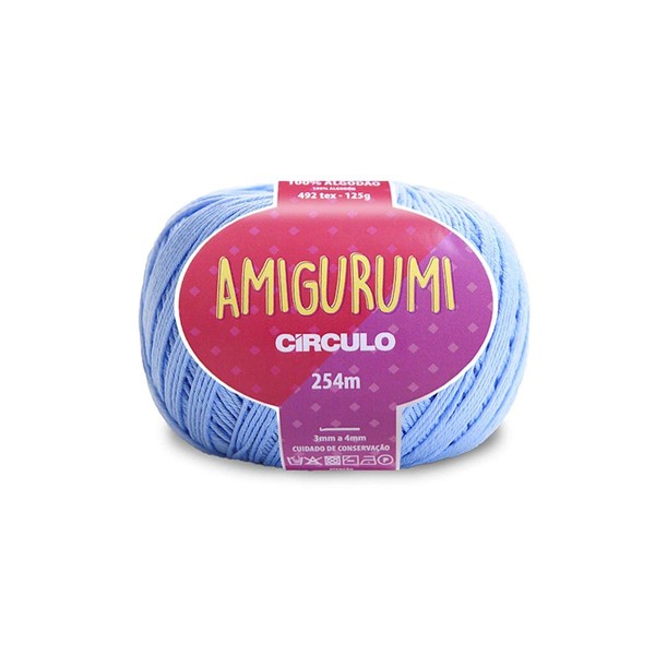 Circulo Amigurumi Hilo 100% algodón virgen brasileño mercerizado – hilo