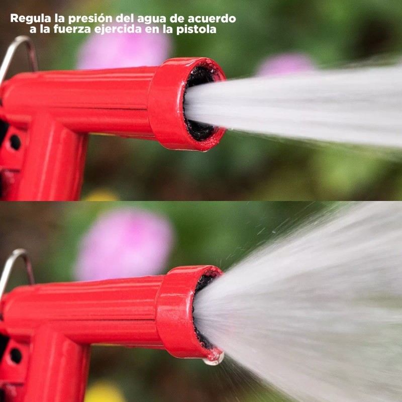CNX Pistola De Riego Metálica De 4 Pulgadas, Resistente Y