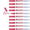 edding 751 Gloss Paint Markers – Red – 10 Paint