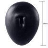 Black Soft Silicone Human Ear Mouth Eye Tongue Navel Model