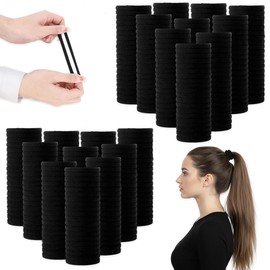 300 Piezas Ligas para Cabello Elásticas, Donas para el Cabello Mujer, Scrunchies para Cabello Algodón Sin Costura, Suave, No Daña el Cabello, Accesorios para el Cabello para Niña y Mujer