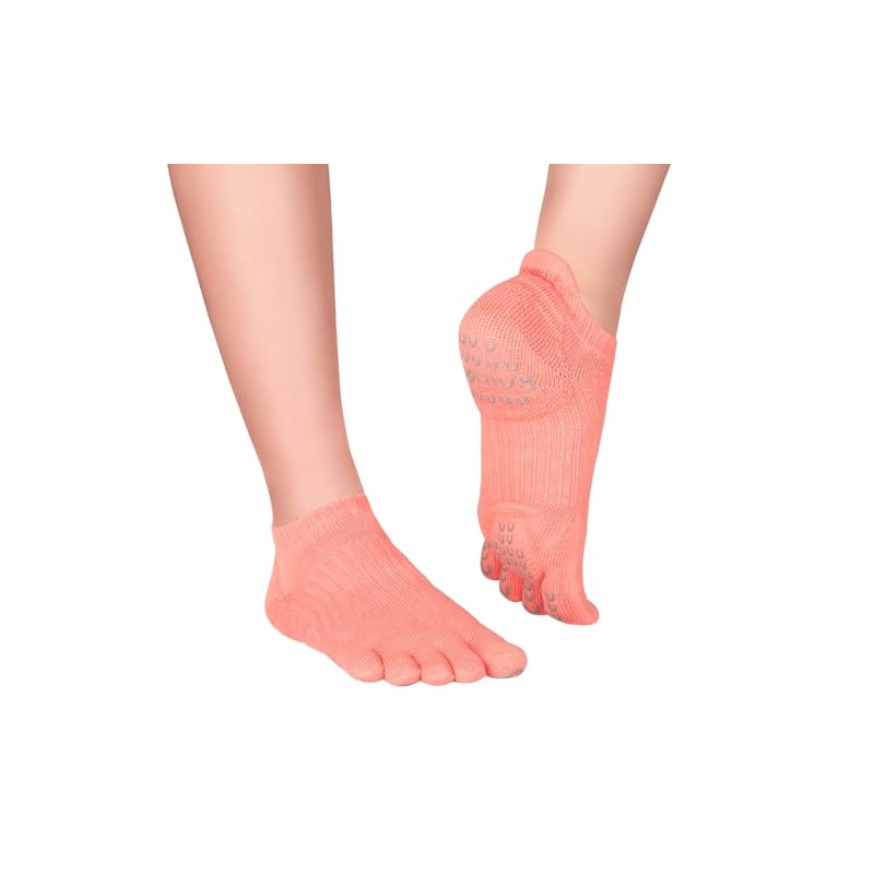 Knitido + YAMA, ABS Toe Socks for Pilates, Yoga, Fitness,