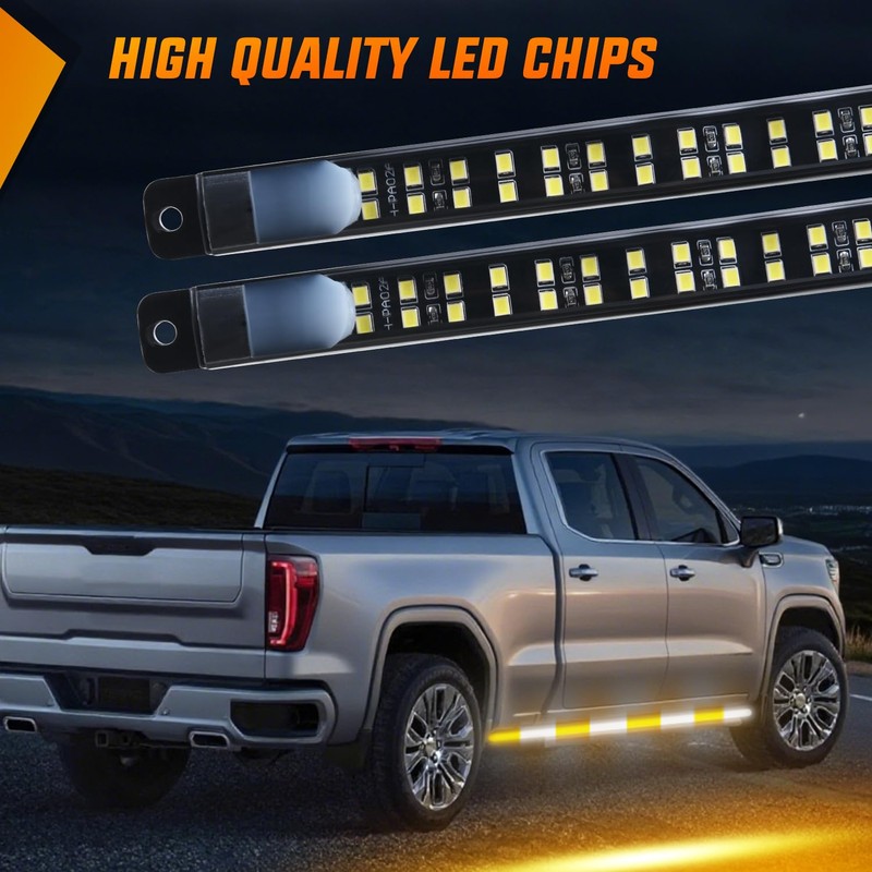 Nilight 2PCS 70 Inch Emergency Strobe Light Strip with Controller