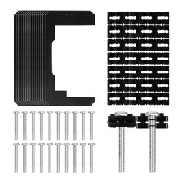 83 Pcs Black Wall Plate Spacers for Outlets, Outlet Spacers For Electrical Box Extender, Flush Fit Device Leveling Plates,Spacers Extender Shims for Fixing Electrical Outlets/Electrical Box/Switch