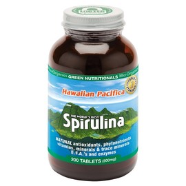 Green Nutritionals Hawaiian Pacifica Spirulina Tab X 200