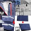 Puma PBS61ST Kids' Rain Suit, Navy, 51.2 inches (130 cm)