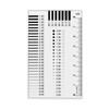sourcing map High Precision SEC Size Estimation Chart 8cm 0.5mm