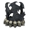 Ebros Gift Nosferatu Gothic Cathedric Twin Bats On Graveyard of