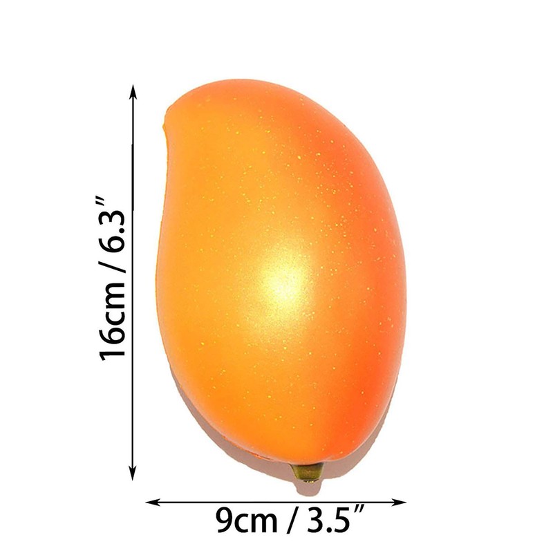 Areedy Squishy Gold Mango Colossal Slow Rising Scented Fruit Squishies