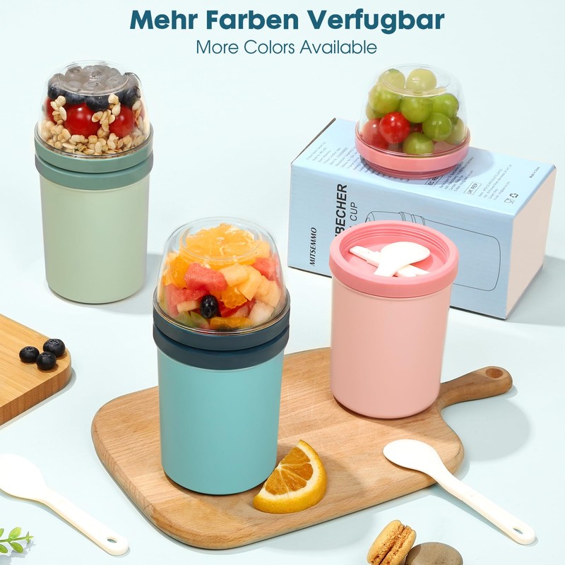 Bicchiere per cereali to Go da 600 ml + 270