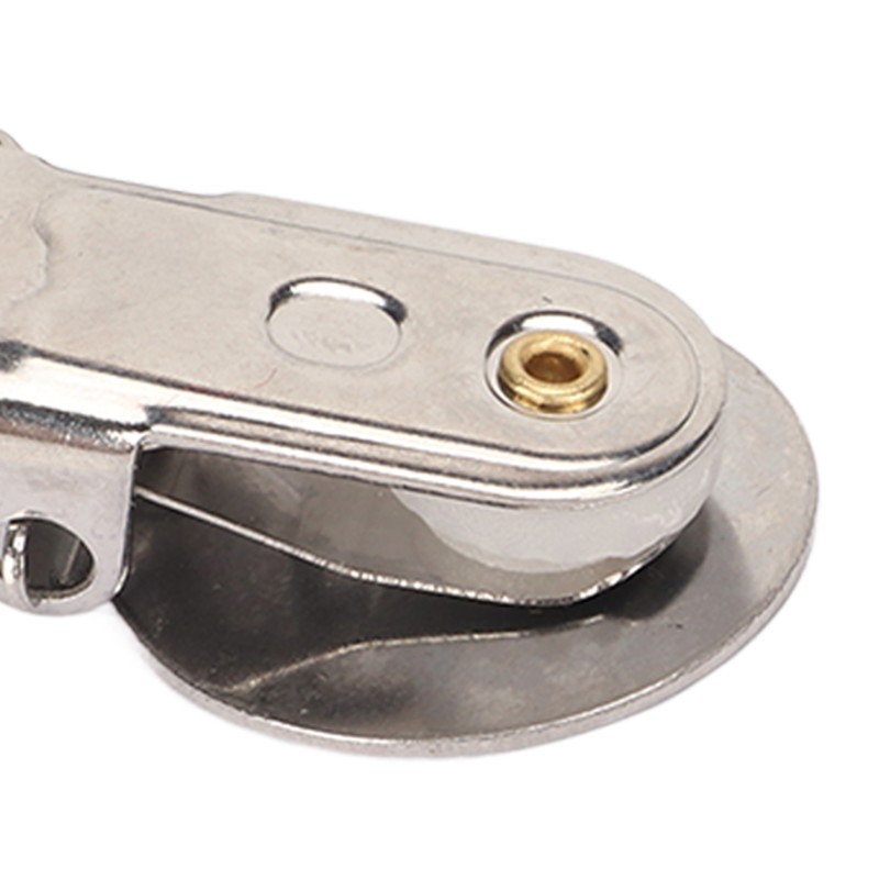 30pcs Metal Round Pacifier Clips for Toddler Rust Prevention Electroplated