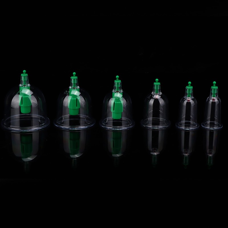 12pcs Vacuum Suction Cupping Cup Acupuncture Therapy Massage Cupping Set