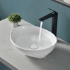 Davivy 16'' X 13.5'' Oval Vessel Sink with Pop Up