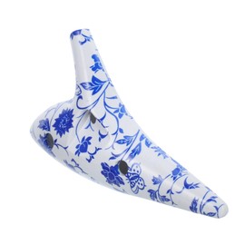 Kisangel Vintage Chinese Style Ocarina Lightweight Wear Resistant Woodwind Instrument for Beginners Easy to Master Ancient Wind Instrument with Rich Deep Tones for Practice and Party