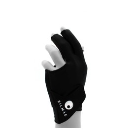 BILMAG Billiard Accessories OSC Glove, Left Hand, S/M & L/XL (Black, L/XL)