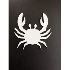 DCentral Crab Flexible Screen Magnet: Double-Sided Decor; for Non-Retractable Screens, Multipurpose, Helps to Stop Walking into Screens, Covers Small tears in Screens, Size L 4.5" x W 4.5"