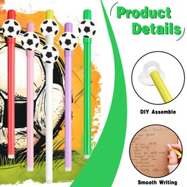 InkShine 36pcs Soccer Party Favors Pens Sports Party Favors Goodie Bag Fillers Sport Themed Classroom Prize(Soccer)