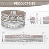 Inspirational Heart Leather Bracelets for Women, SOMETIMES YOU FORGET ARE