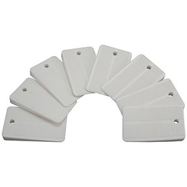 Plumb Pak PP836-55 Keeney Toilet Leveling Shims, Multi-Purpose Design for Furniture, Cabinets, and Tables, 8-Pack, White, 8 Count